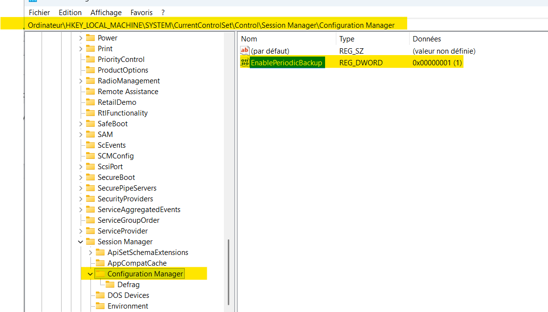 🛡️ Windows 11 – La sauvegarde automatique du registre… c’est FINI ! ⚠️